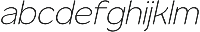 Gomenasans Extra Light Italic otf (200) Font LOWERCASE