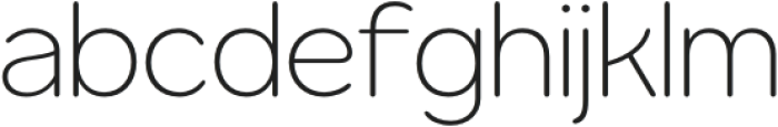 Gomenasans Extra Light otf (200) Font LOWERCASE