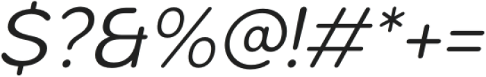 Gomenasans Italic otf (400) Font OTHER CHARS