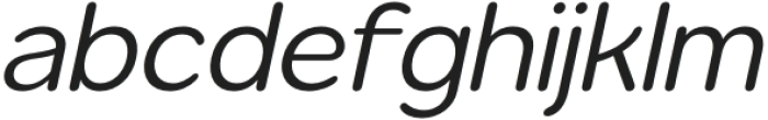 Gomenasans Italic otf (400) Font LOWERCASE