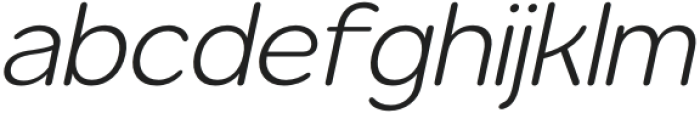 Gomenasans Light Italic otf (300) Font LOWERCASE