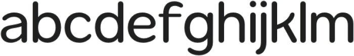 Gomenasans Medium otf (500) Font LOWERCASE