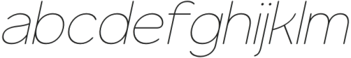 Gomenasans Thin Italic otf (100) Font LOWERCASE