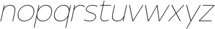 Gomenasans Thin Italic otf (100) Font LOWERCASE