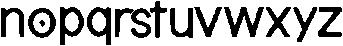Gomezo ttf (400) Font LOWERCASE