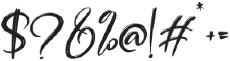 Gomha Signature otf (400) Font OTHER CHARS