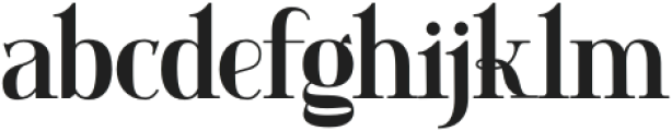 GomiedAesthetic-Regular otf (400) Font LOWERCASE