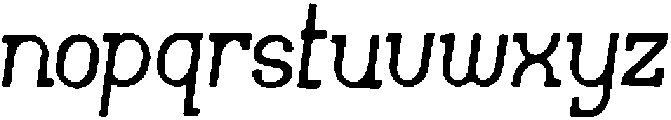 Gomixo ttf (400) Font LOWERCASE