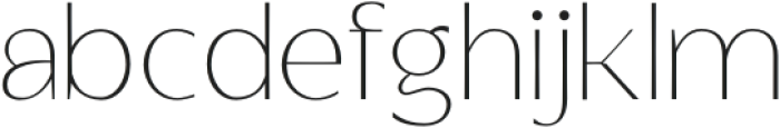 Goncol ExtraLight otf (200) Font LOWERCASE