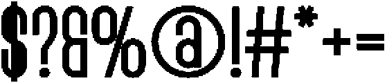 Gonela Bold otf (700) Font OTHER CHARS
