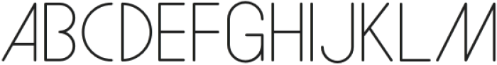 Gongo Light otf (300) Font UPPERCASE