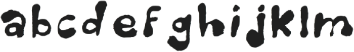 Gonzo Regular otf (400) Font LOWERCASE