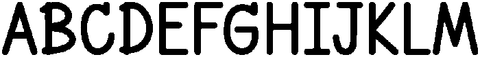 Good Day Regular otf (400) Font UPPERCASE