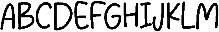 Good Day Regular otf (400) Font UPPERCASE