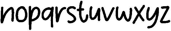 Good Day Regular otf (400) Font LOWERCASE