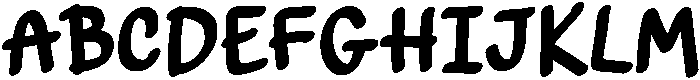 Good Day Regular otf (400) Font UPPERCASE