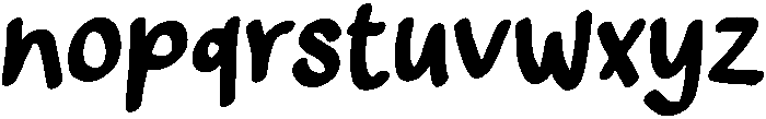 Good Day Regular otf (400) Font LOWERCASE