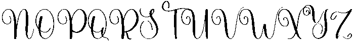 Good Feeling Regular otf (400) Font UPPERCASE