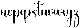Good Feeling Regular otf (400) Font LOWERCASE