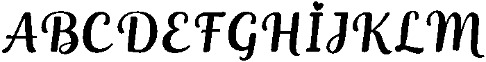 Good March Regular otf (400) Font UPPERCASE