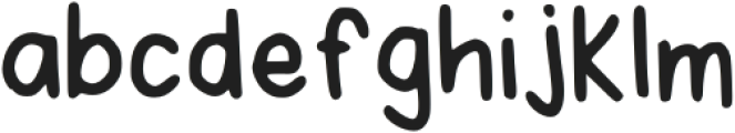 Good Memories Regular otf (400) Font LOWERCASE