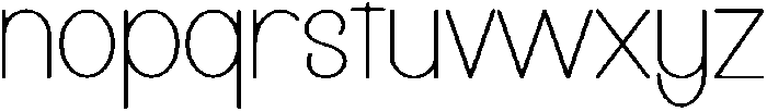 Good Morning Regular otf (400) Font LOWERCASE