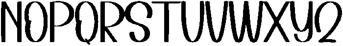 Good Night Regular otf (400) Font UPPERCASE
