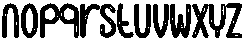 Good Winter Regular otf (400) Font LOWERCASE