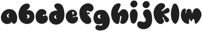 Good mood Regular ttf (400) Font LOWERCASE