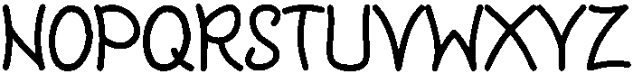 Good morning Regular otf (400) Font UPPERCASE