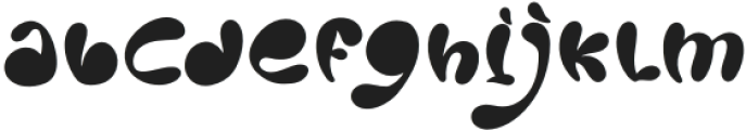 GoodPawoo-Regular otf (400) Font LOWERCASE