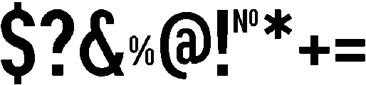 GoodVibes otf (400) Font OTHER CHARS