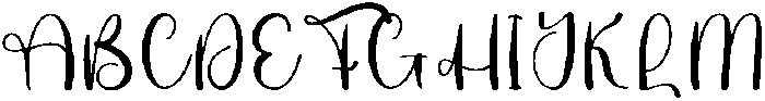 Goodbye February Regular otf (400) Font UPPERCASE