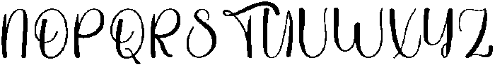 Goodbye February Regular otf (400) Font UPPERCASE