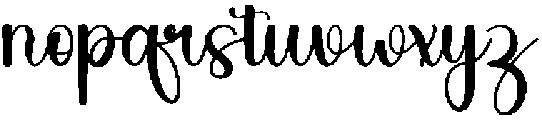 Goodbye February Regular otf (400) Font LOWERCASE