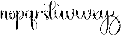 Goodbye Regular otf (400) Font LOWERCASE