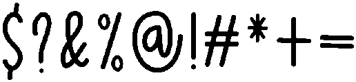 Goodbye Regular otf (400) Font OTHER CHARS