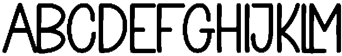 Goodbye Regular otf (400) Font UPPERCASE