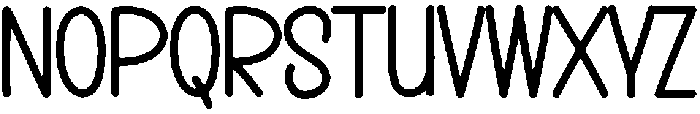 Goodbye Regular otf (400) Font UPPERCASE