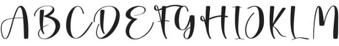 Goodbye September Regular otf (400) Font UPPERCASE