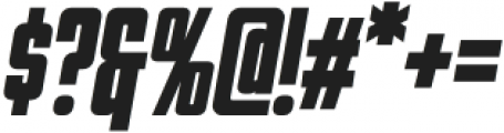 Goodland Compressed UltraBold Italic otf (700) Font OTHER CHARS