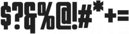 Goodland Compressed UltraBold otf (700) Font OTHER CHARS