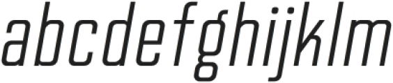 Goodland Condensed ExtraLight Italic otf (200) Font LOWERCASE