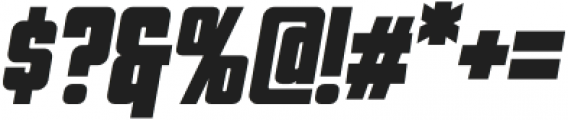 Goodland Condensed UltraBold Italic otf (700) Font OTHER CHARS