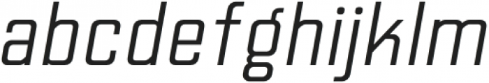 Goodland ExtraLight Italic otf (200) Font LOWERCASE