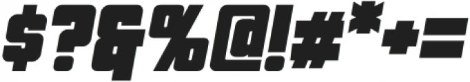 Goodland UltraBold Italic otf (700) Font OTHER CHARS