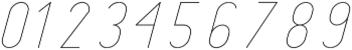 Goodline Italic otf (400) Font OTHER CHARS