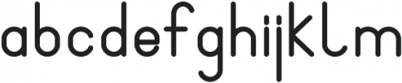 Goodline Regular otf (400) Font LOWERCASE