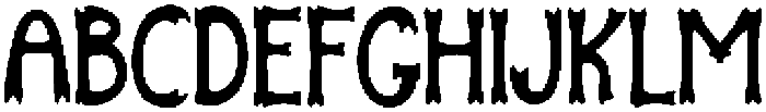 Goodnight Regular otf (400) Font UPPERCASE