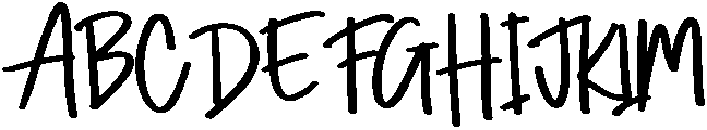 Goodnight Regular otf (400) Font UPPERCASE